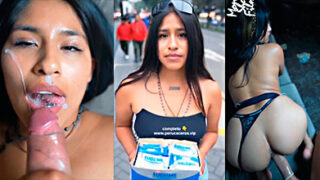 Ella vende chocolates y él le dice que deje de hacerlo y se meta en el porno.