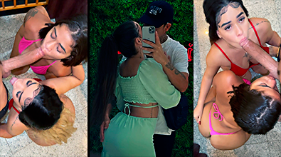 Dos amigos se unen para montarse un trío con Felipe Menezes.