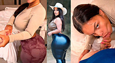 Gracie Bon llega ansiosa al gimnasio e invita a su entrenador a follar