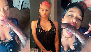 Carcelero es devorado a garganta profunda por la policía Jasamine Banks