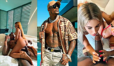 El negro Jason Luv follando en tríos con CJ Miles y Ema Karter