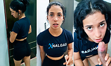 La vecina infiel cae en las garras de Juliana Palvin y follan duro