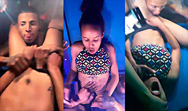 Twinks dominicanos en plena discoteca irrespetados en sexo oral