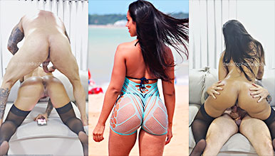 Karen Bessa iba a ser follada por el culo pero no quería