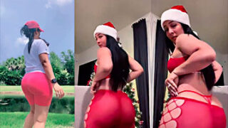 La bebé dominicana Yafri les desea una buena noche de Navidad