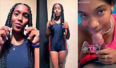 La Dominicana Madeline Es Muy Buena Chupando Pollas