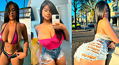 La dominicana Peña Torres dice Dios mío con ese vibrador en el coño