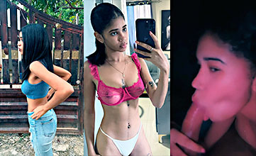 La dominicana Rainieli Ramos tiene un lindo toto y lo chupa bien