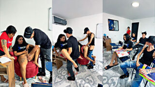 La Escuelita de XNALGAS Follando Duro en una Orgía Dentro del Curso