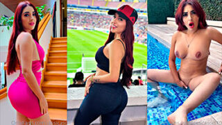 La Pelirroja Jessica Sodi Invitándote A La Piscina Para Masturbarte