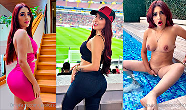 La Pelirroja Jessica Sodi Invitándote A La Piscina Para Masturbarte