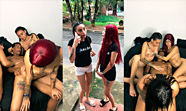 La pequeña Chanel, Angela y Susy la Pelirroja cumplen tu fantasía