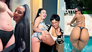 La Tortillera Nataly Rodriguez y Hillary OG haciendo contenido lésbico