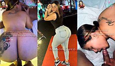 El banquero sacando leche de 2 pollas poderosas