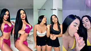 Los gemelos Abello chupando el consolador al mismo tiempo