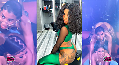 Leonor Bautista y su amiga le ponen el toto en la cara a una lesbiana