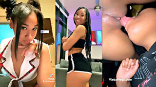 La pequeña Lanay es devorada por la loca lesbiana Drippin Velvet