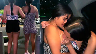 Frente al Uber Liseth Iris y Lizeth Elianny se follan bien