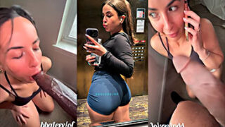 Lexi Rose es una puta infiel hablando por celular y chupando