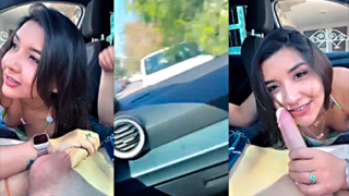 Fueron captados practicando sexo oral dentro de su propio auto