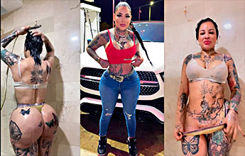 Mami Jordan Lavando Su Crema En Su Baño Con Muchas Ganas