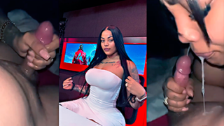 Mami kim saca su leche de la polla del mariachi budda