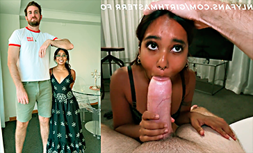 La pequeña Mia Z se arrepiente de haber follado la polla extrema de Girthmasterr