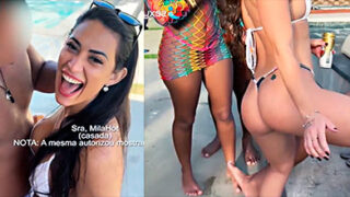 Orgía porno brasileña con esposa infiel e incluso maricones