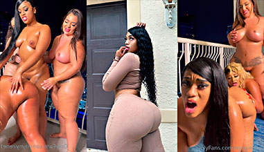 NyNy Irene follando con sus 3 amigas lesbianas