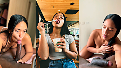 La Maníaca Nysdel Graba Con Su Celular Sacando Leche Del Negro