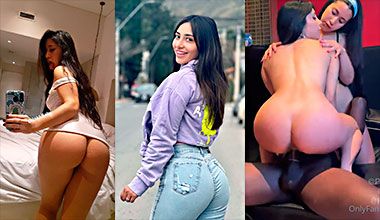 Paola Maldonado en trio con negro de gran polla