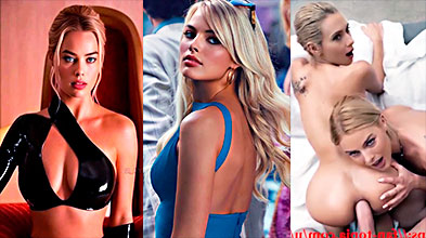 Vídeo porno de Margot Robbie y Scarlett Johansson teniendo sexo anal