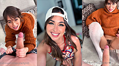 Riley Reid destrozando una enorme polla blanca