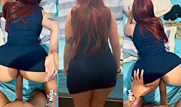 larga polla portuguesa lastimándole el coño