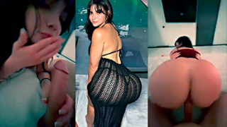 Salomé recibe todo ese semen en su boca después de follar