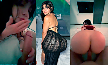 Salomé recibe todo ese semen en su boca después de follar