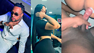 Santana Barber Shop rompiendo totos a algunas de sus chicas
