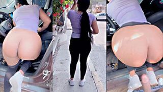 María Carbaleon se deja seducir después del gimnasio y folla con un desconocido