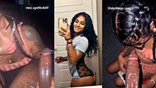 Ella continúa chupándole la polla después de que él eyacula.