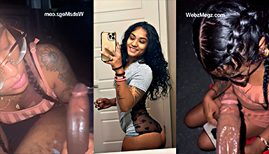 Ella continúa chupándole la polla después de que él eyacula.