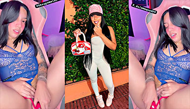 Shupamela saca todo su semen con un potente vibrador