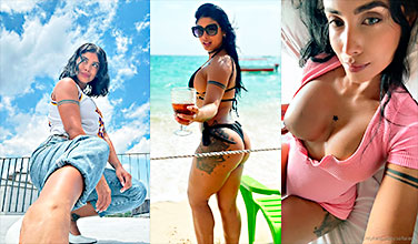 Sofía León Se Traga Su Propia Leche Después De Pajarse Lentamente