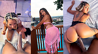 Se la follan duro a cuatro patas con esa polla larguísima