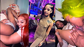 Tiffany Lannette llora como un bebé en un trío con Drippin Velvet