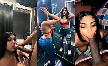 Trans Dominicana La Mami Gold Tragando y Follando Pene Tremendo