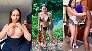 Transexual dominicana escarlata obtiene su culo reventado por un chico flaco