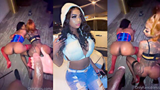 Transexuales The Dream Doll y Amber Leaksss vídeo porno en trío