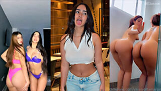 Valery Altamar Y Kelly Apraez En El Baño Agarrándose Las Nalgas