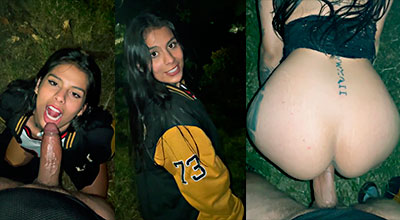 Ven A Quitarte El Frío Dice La Puta Latina Follando Al Aire Libre