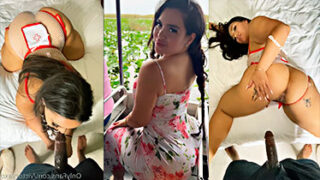 Victorya Addad follando con una polla gorda y negra vestida de enfermera